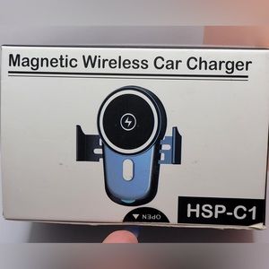 Magnetic wireless car charger